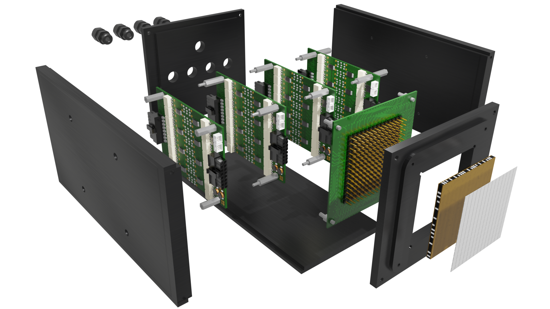 Air-coupled ultrasound array sensor